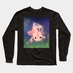 Axolotl Glowing Long Sleeve T-Shirt